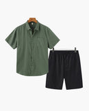 KIT LINIO  - COMPRE 1 LEVE 2- CAMISA LINIO & BERMUDA