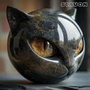 ESCULTURA DE RESINA EM FORMATO DE GATO