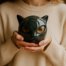 ESCULTURA DE RESINA EM FORMATO DE GATO