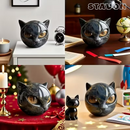 ESCULTURA DE RESINA EM FORMATO DE GATO