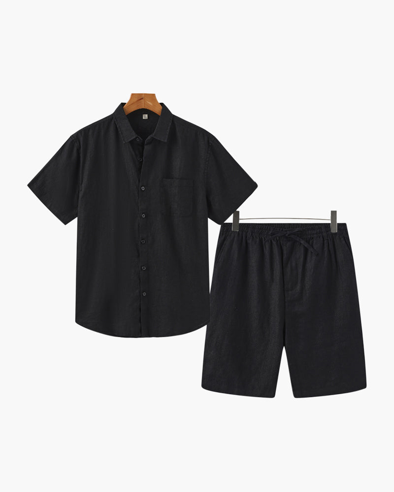 KIT LINIO  - COMPRE 1 LEVE 2- CAMISA LINIO & BERMUDA