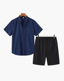 KIT LINIO  - COMPRE 1 LEVE 2- CAMISA LINIO & BERMUDA