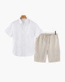 KIT LINIO  - COMPRE 1 LEVE 2- CAMISA LINIO & BERMUDA
