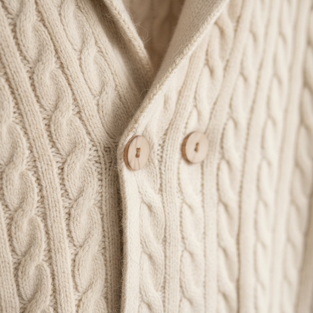 GIOVANNI TIZIANO DOUBLE-BREASTED CARDIGAN