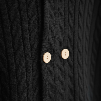 GIOVANNI TIZIANO DOUBLE-BREASTED CARDIGAN