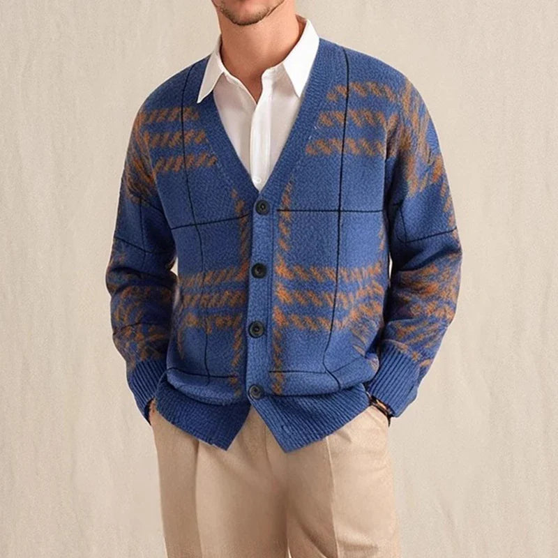 FEDERICO ALESSANDRO GEOMETRIC CARDIGAN